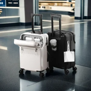 swivel wheel combination lock carry-on luggage, multi-purpose travel luggage
