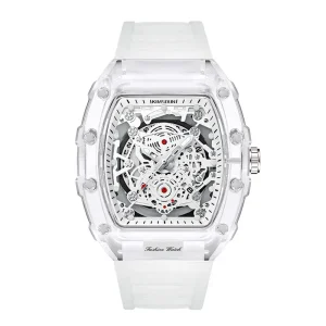 Fashionable Men transparent waterproof quartz watch