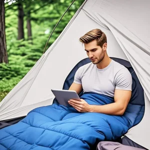 Spring Summer Autumn Adult Camping Single Sleeping Bag